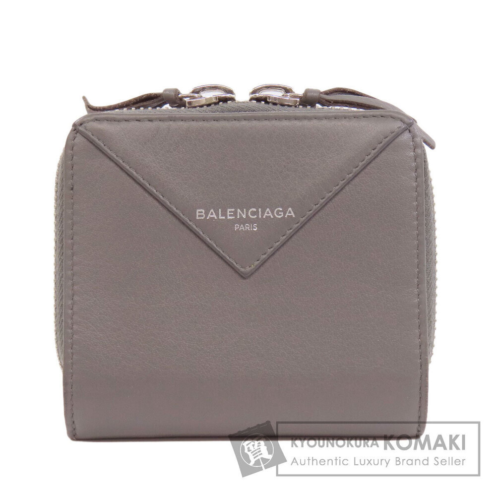 Balenciaga Paper Billfold Bifold Wallet Leather